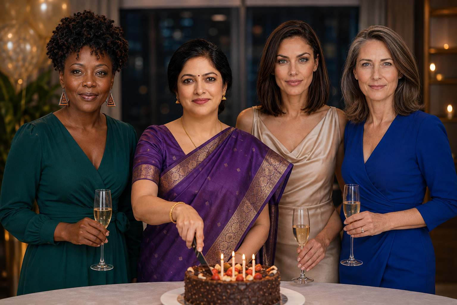 Dr Kavya Sharma celebrating with colleagues
